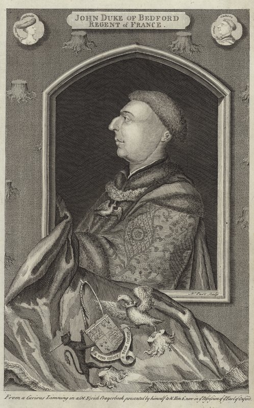 Porträtt av John of Lancaster, hertig av Bedford av English School