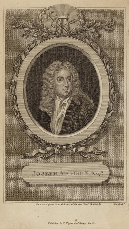 Porträtt av Joseph Addison av English School