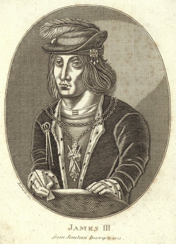 Porträtt av kung James III av English School