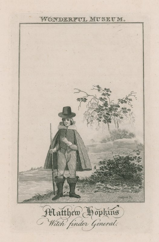 Porträtt av Matthew Hopkins av English School