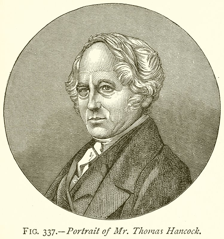 Porträtt av Thomas Hancock av English School