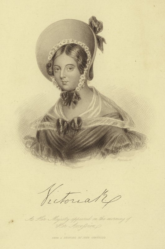 Porträtt av drottning Victoria av English School