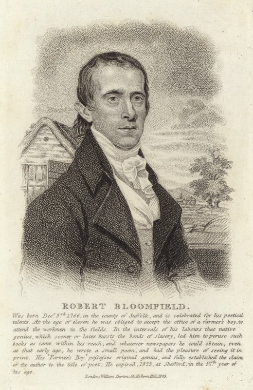 Porträtt av Robert Bloomfield av English School