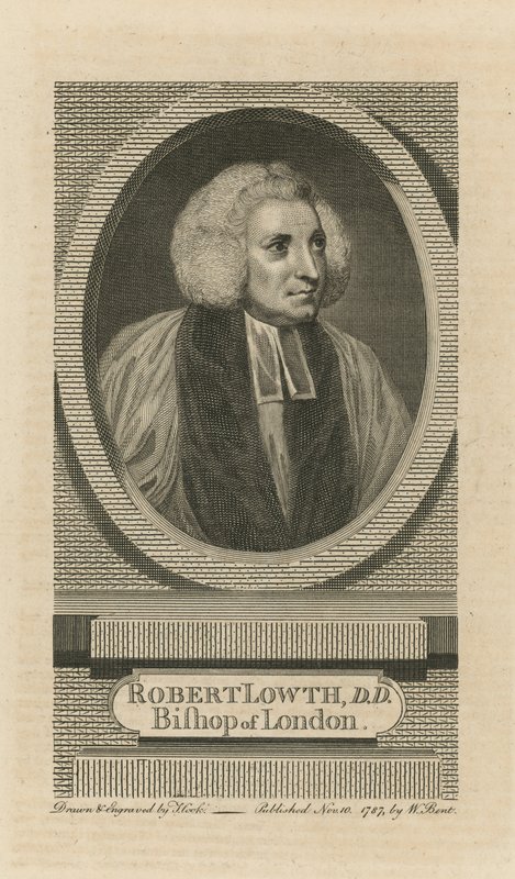 Porträtt av Robert Lowth av English School