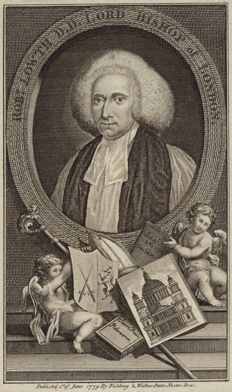 Porträtt av Robert Lowth av English School