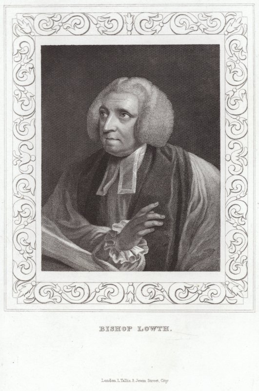 Porträtt av Robert Lowth, biskop av London av English School