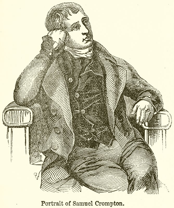 Porträtt av Samuel Crompton av English School
