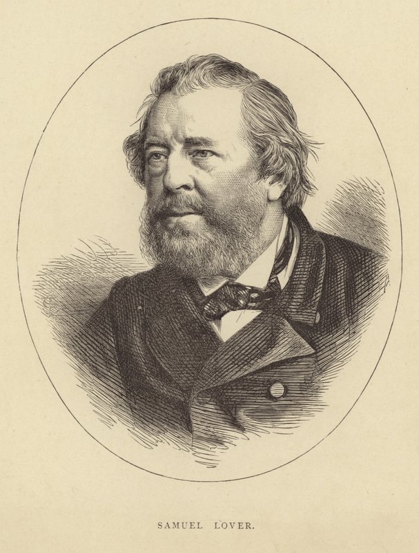 Porträtt av Samuel Lover av English School