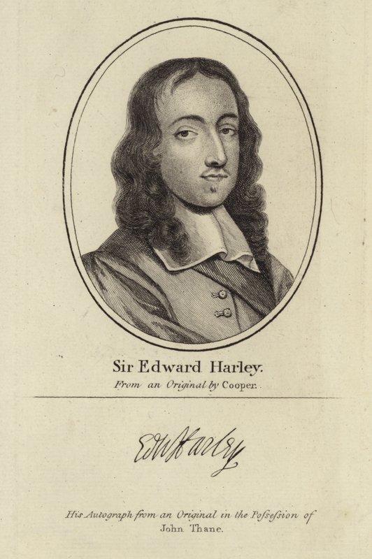 Porträtt av Sir Edward Harley av English School