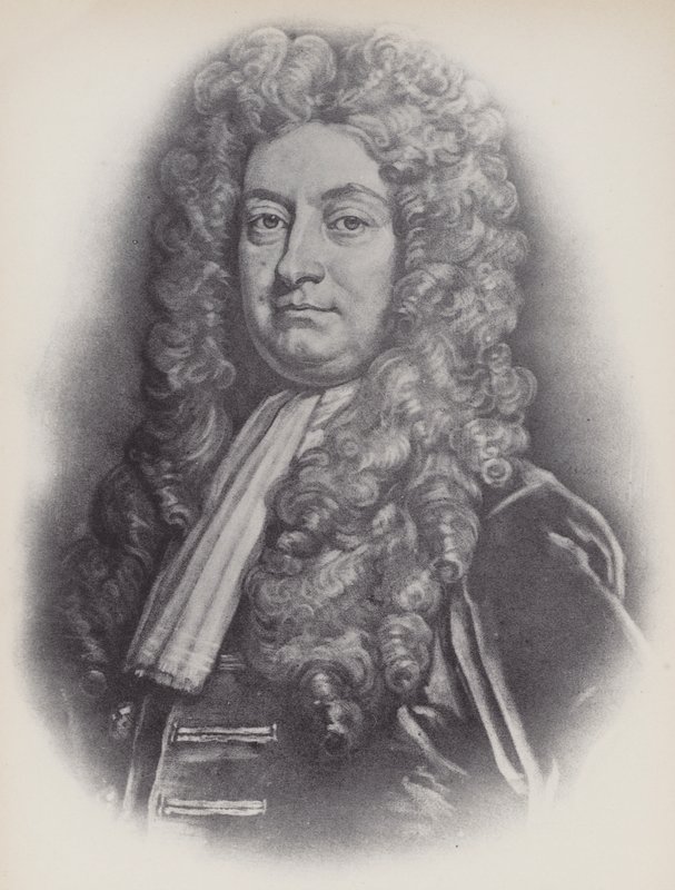 Porträtt av Sir Hans Sloane, efter målningen av Kneller (litho) av English School
