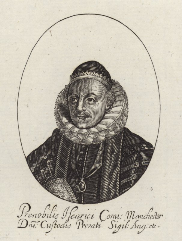 Porträtt av Sir Henry Montagu av English School