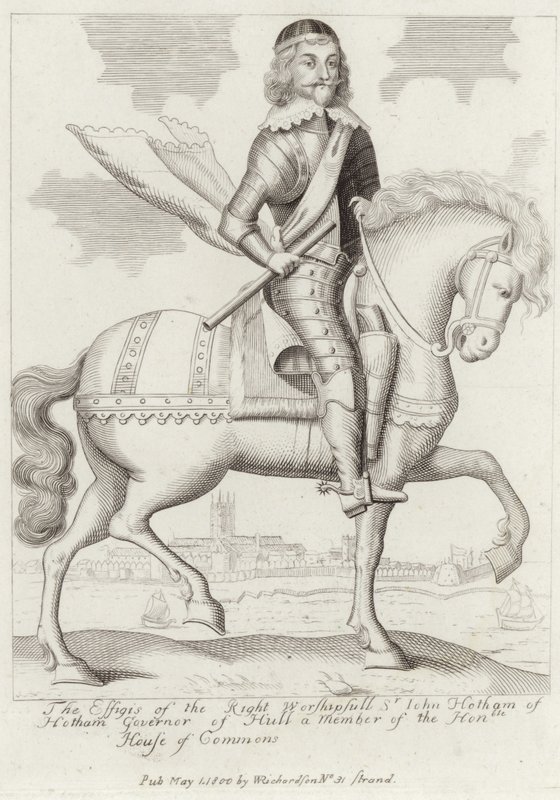 Porträtt av Sir John Hotham den yngre av English School