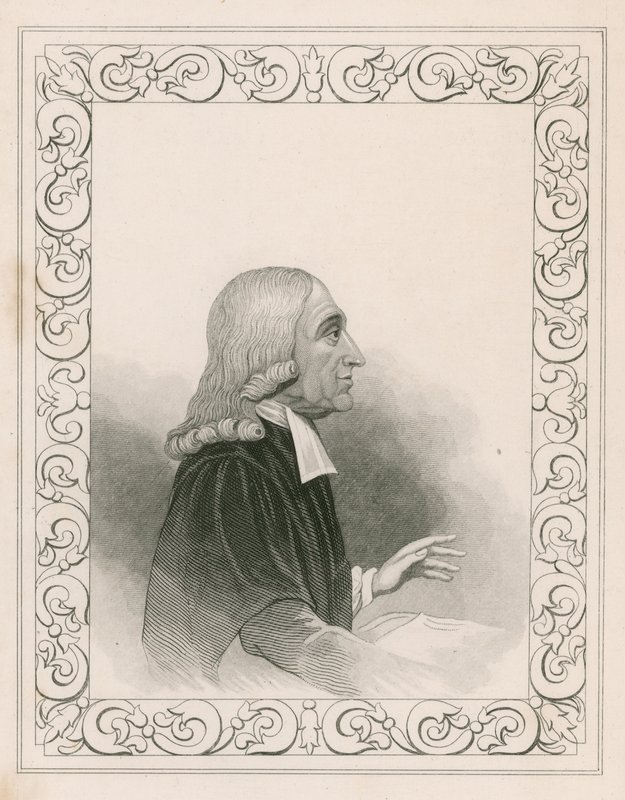 Porträtt av pastor John Wesley av English School