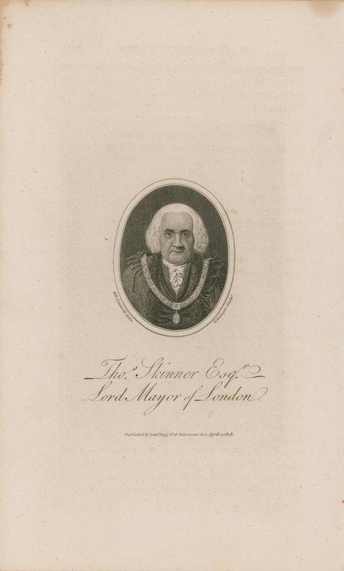 Porträtt av Thomas Skinner av English School