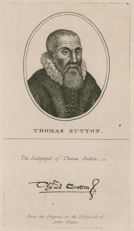 Porträtt av Thomas Sutton av English School
