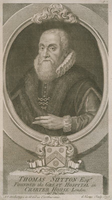 Porträtt av Thomas Sutton av English School