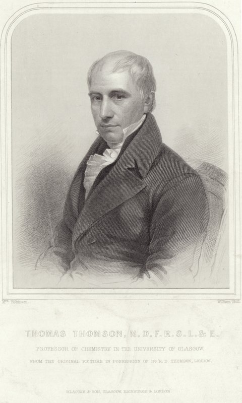 Porträtt av Thomas Thomson av English School