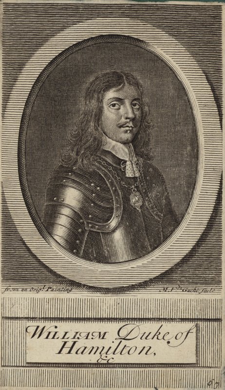Porträtt av William Hamilton, hertig av Hamilton av English School