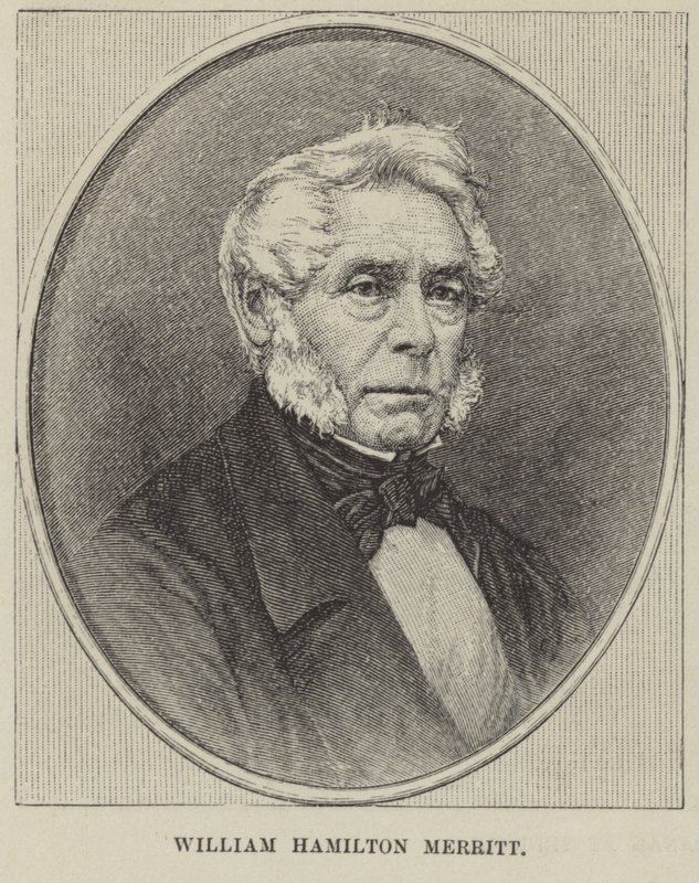 Porträtt av William Hamilton Merritt av English School