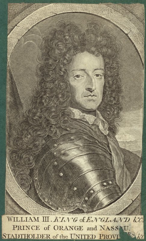 Porträtt av Vilhelm III, Prins av Orange av English School