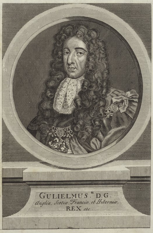 Porträtt av William III av England av English School
