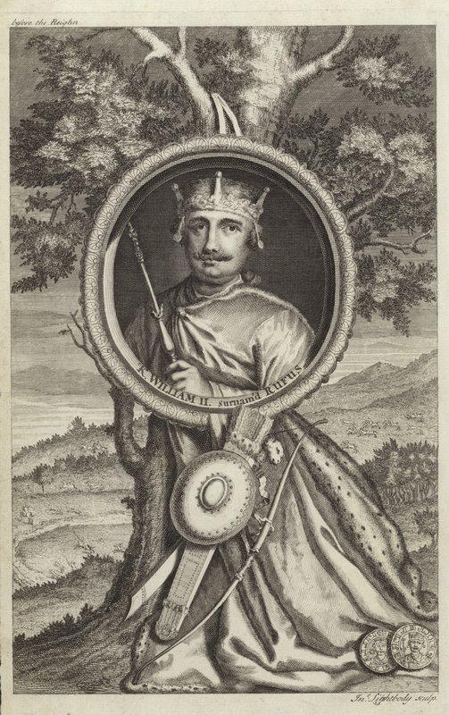 Porträtt av William II av England av English School