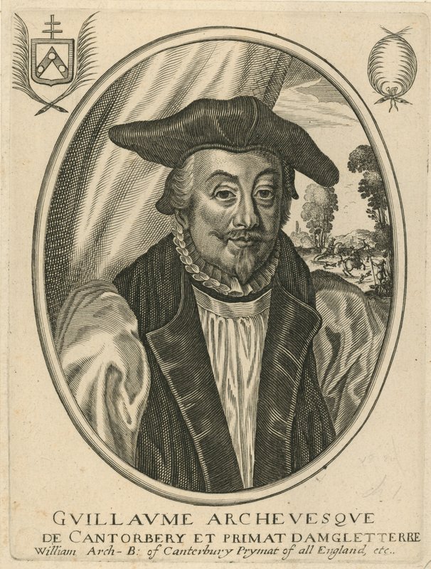 Porträtt av William Laud av English School
