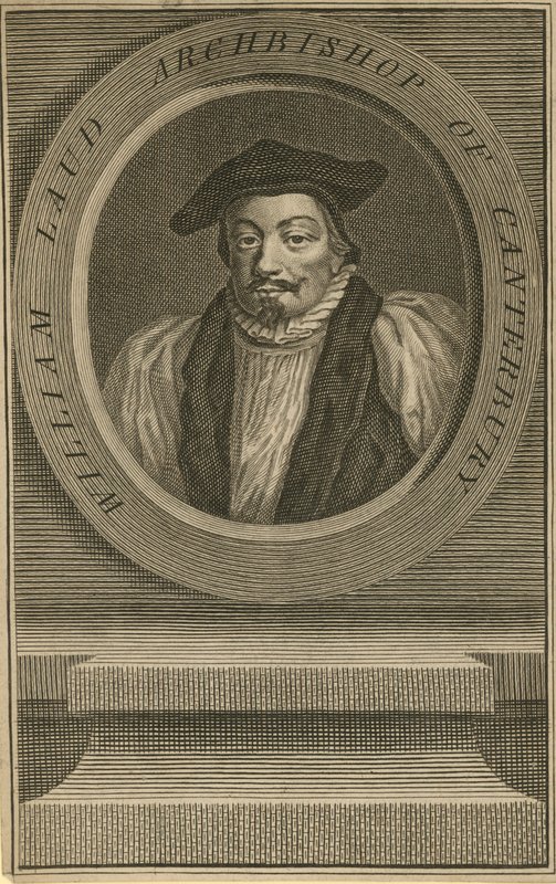 Porträtt av William Laud av English School