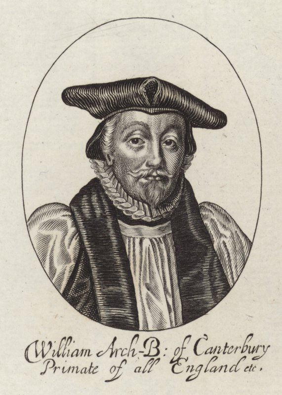 Porträtt av William Laud av English School