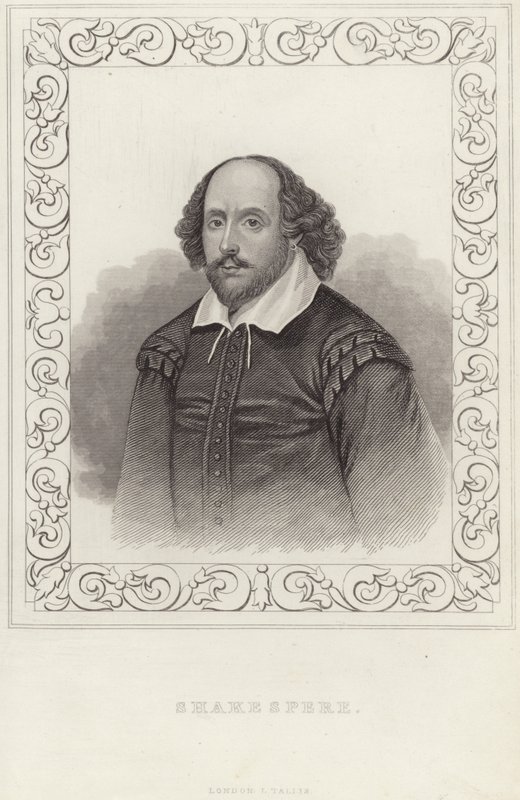 Porträtt av William Shakespeare av English School