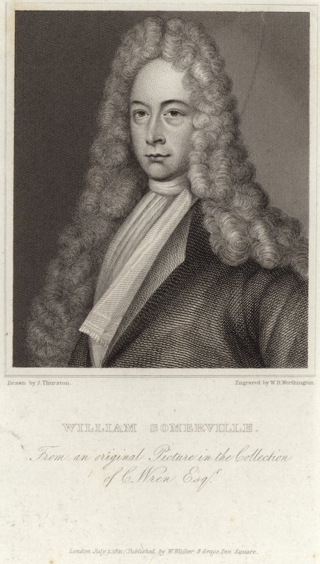 Porträtt av William Somerville av English School