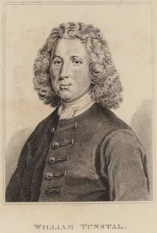 Porträtt av William Tunstall av English School