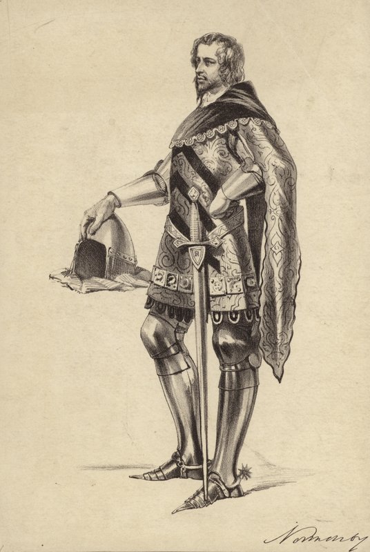 Porträtt av Marquess of Normanby av English School