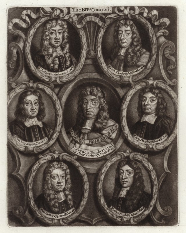 Porträtt av The Bishops Counsel av English School