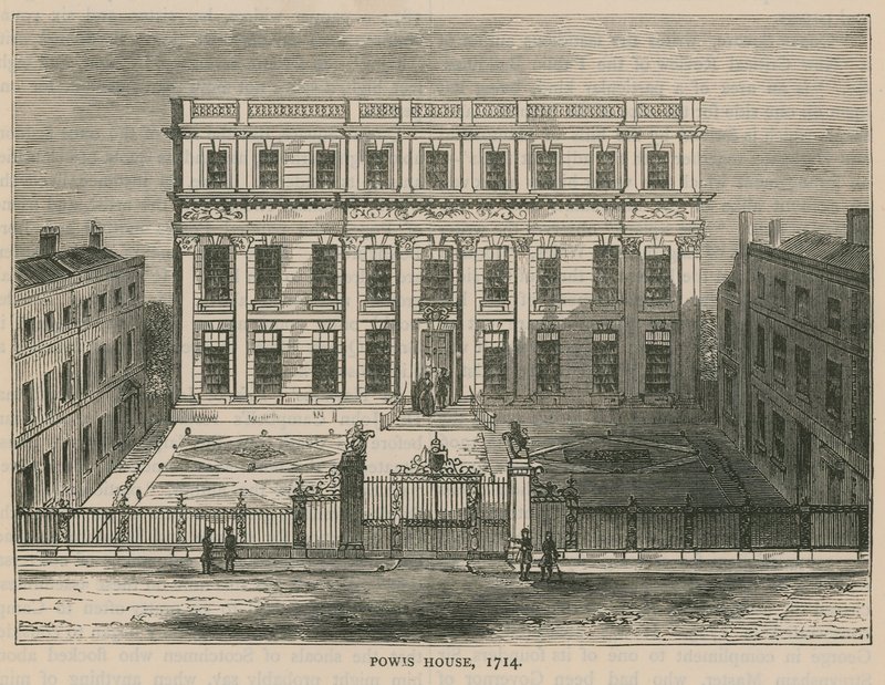 Powis House, London, 1714 av English School