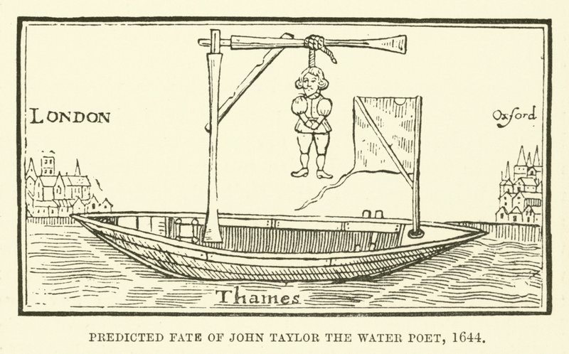 Förutsagt öde för vattenpoeten John Taylor av English School