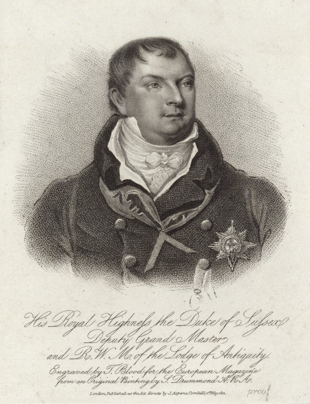Prins Augustus Frederick, hertig av Sussex av English School