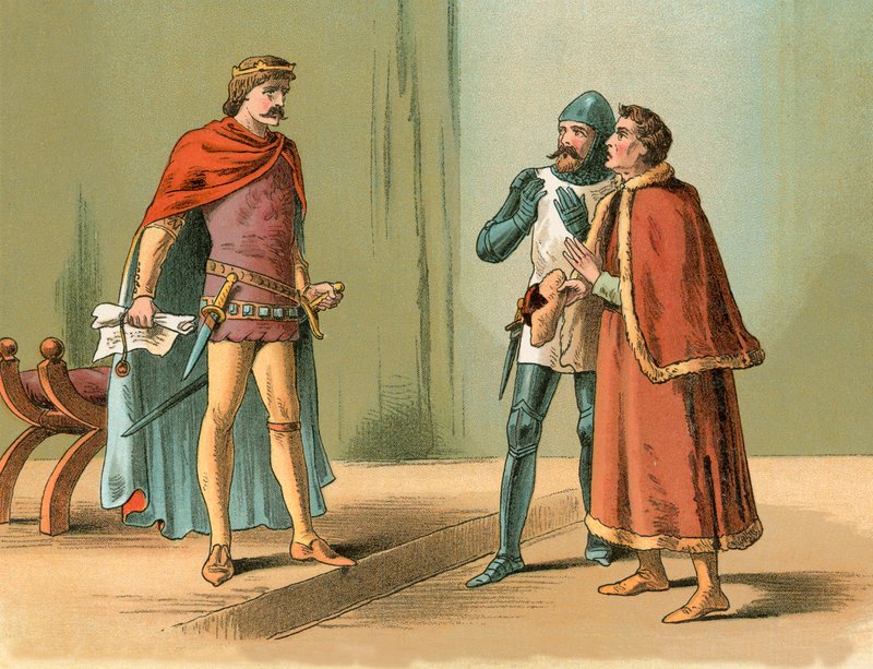 Prins Edward, den svarte prinsen och kung Charles budbärare av English School