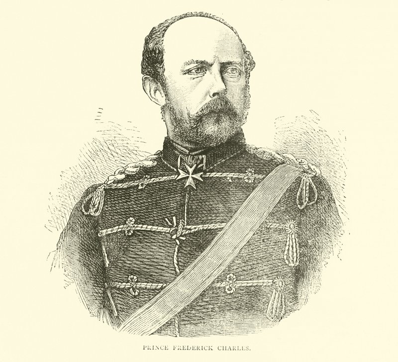 Prins Frederick Charles, augusti 1870 av English School