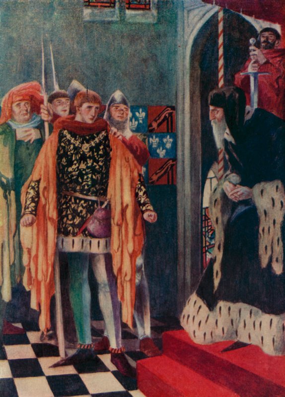 Prins Henrik och domare Gascoigne av English School