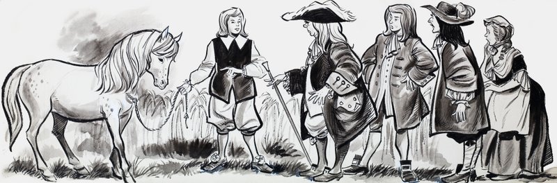 Prins och häst av English School