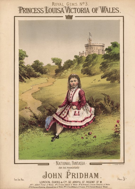 Prinsessan Louisa Victoria av Wales av English School