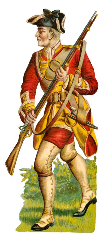 Menig af 35. Fod, tid for kong George IIswed av English School