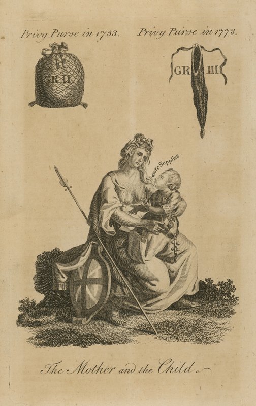 Privy plånbok 1753 vid sidan av hemplånbok 1773 av English School