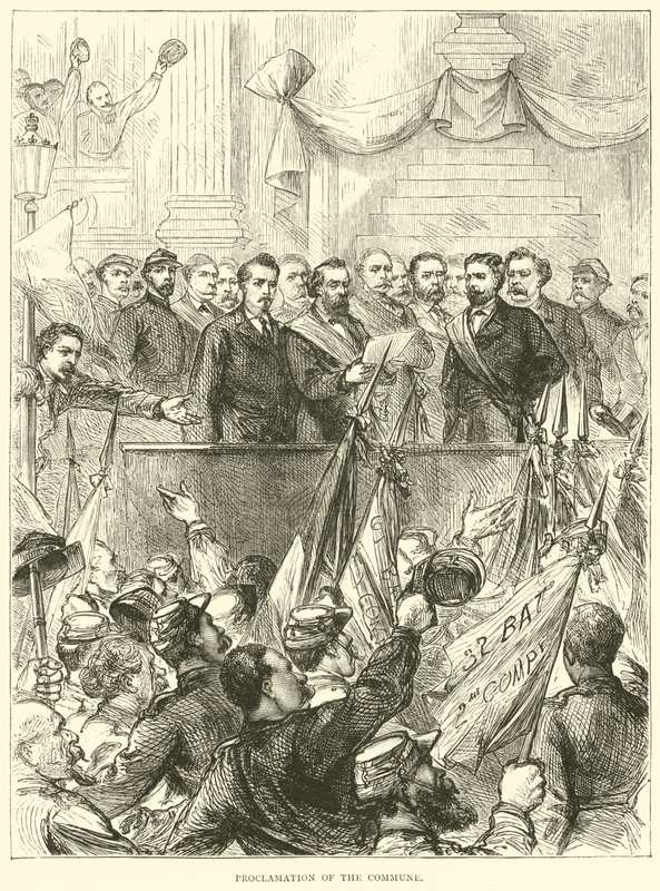 Kommunens kungörelse, mars 1871 av English School
