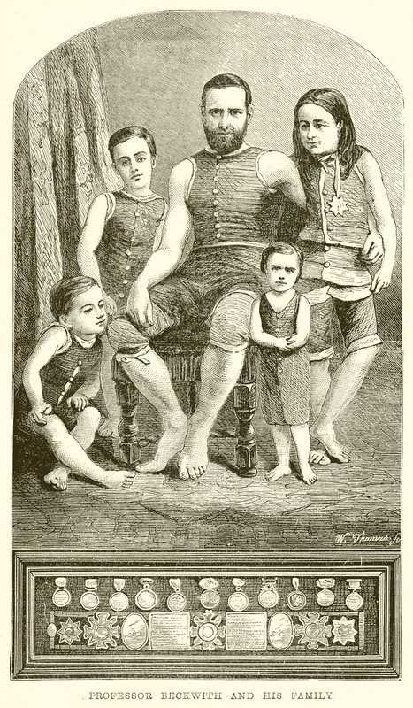Professor Beckwith och hans familj av English School