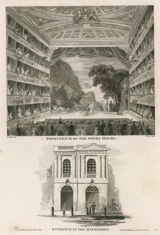 Proscenium av det italienska operahuset (Her Majesty