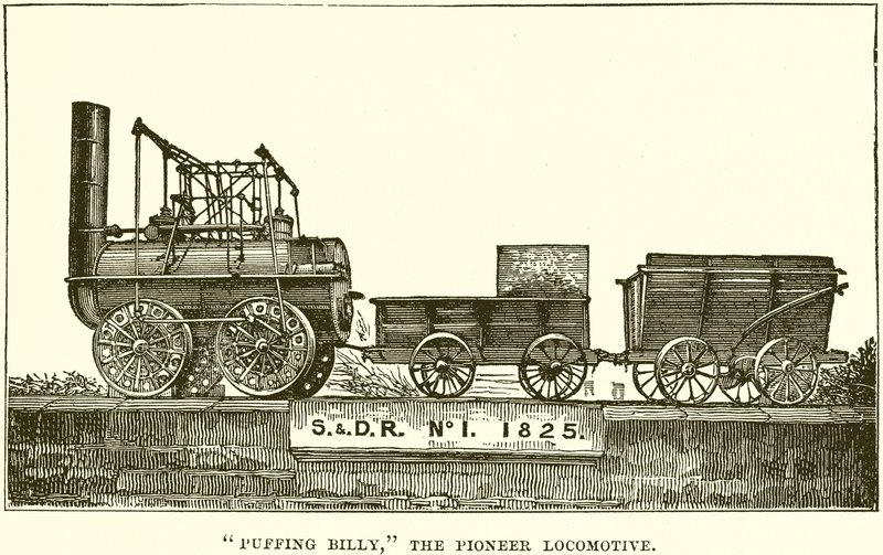 Puffing Billy, Pioneer Locomotive av English School