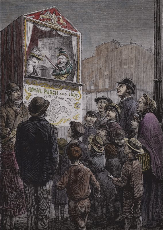 Punch och Judy show av English School