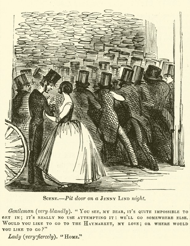 Punch tecknad: Jenny Lind av English School